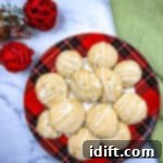 40 Delightful Christmas Desserts Your Family Will Adore 11 A plate of eggnog cookies with spiced rum glaze
