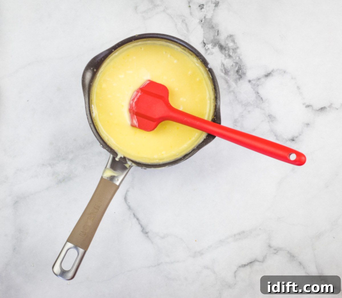Vibrant Broccoli Salad with Zesty Orange and Smoky Bacon Crunch 7 Mayonnaise being thoroughly whisked into the cooled dressing mixture.