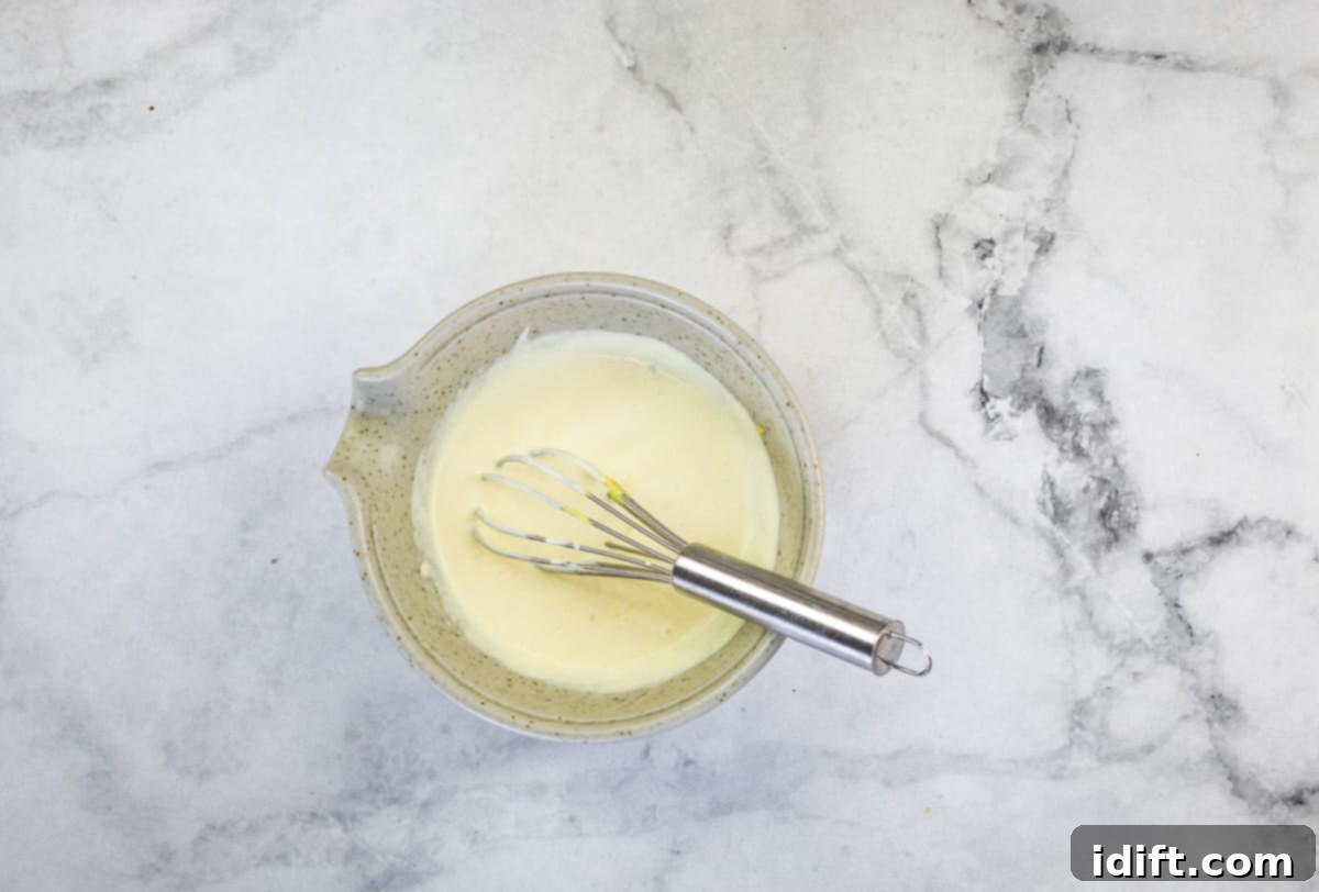 Crispy Baked Scotch Eggs 12 Mixed mustard sauce in a bow.