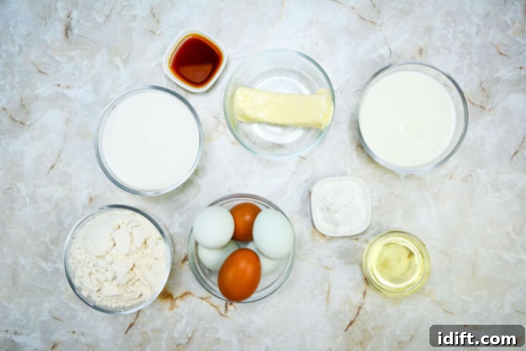 Autumn Fudgy Brownie Bites 10 Ingredients for the vanilla cake layer of the Fall Brownie Cupcakes, including butter, sugar, egg whites, flour, milk, and oil.