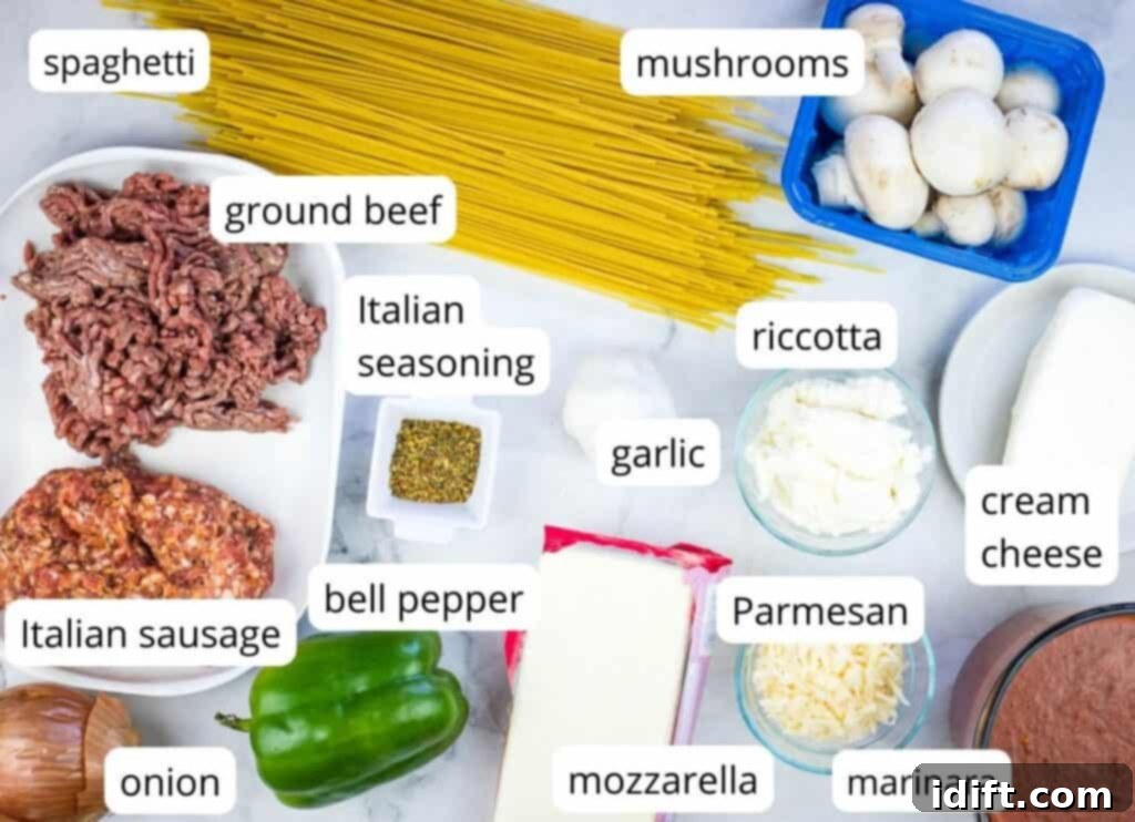 Priceless Pasta Bake 4 Ingredients for Million Dollar Spaghetti.