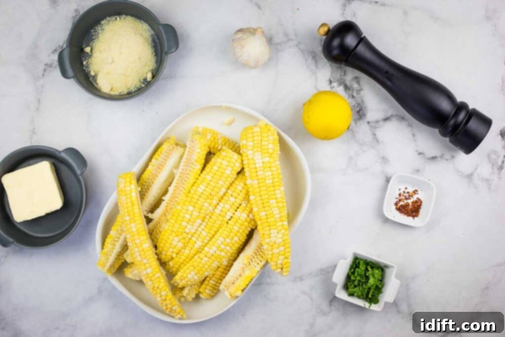 A bowl filled with fresh corn on the cob, ready for preparation.
