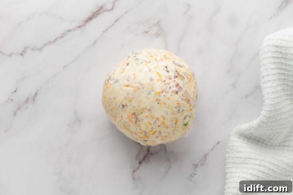 Shape it into a ball.