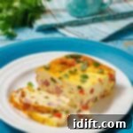 Hearty Western Omelet Bake 11 Photo of Baked Western Omelet.