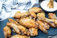 Air Fryer Wings with a Southern White BBQ Twist